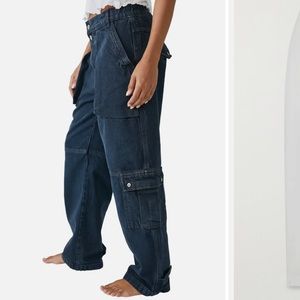 Free People Marx Slouchy Cargo Jeans